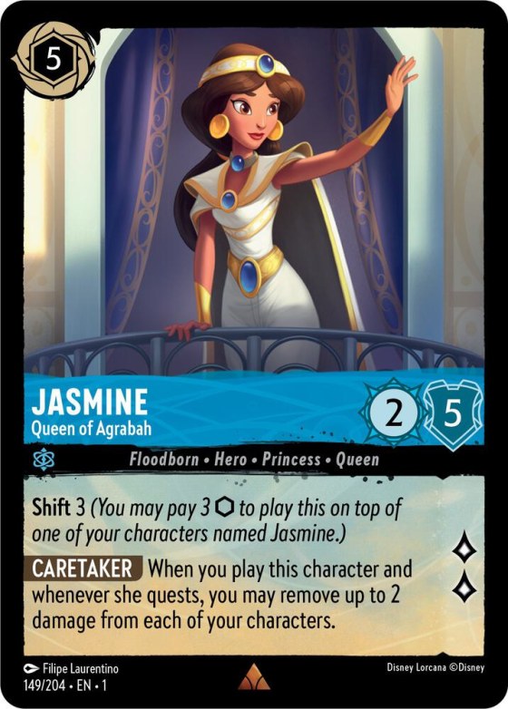 Jasmine - Queen of Agrabah - Cold Foil
