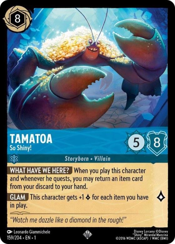 Tamatoa - So Shiny! - Cold Foil
