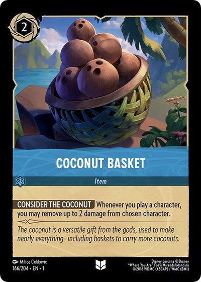 Coconut Basket - Cold Foil