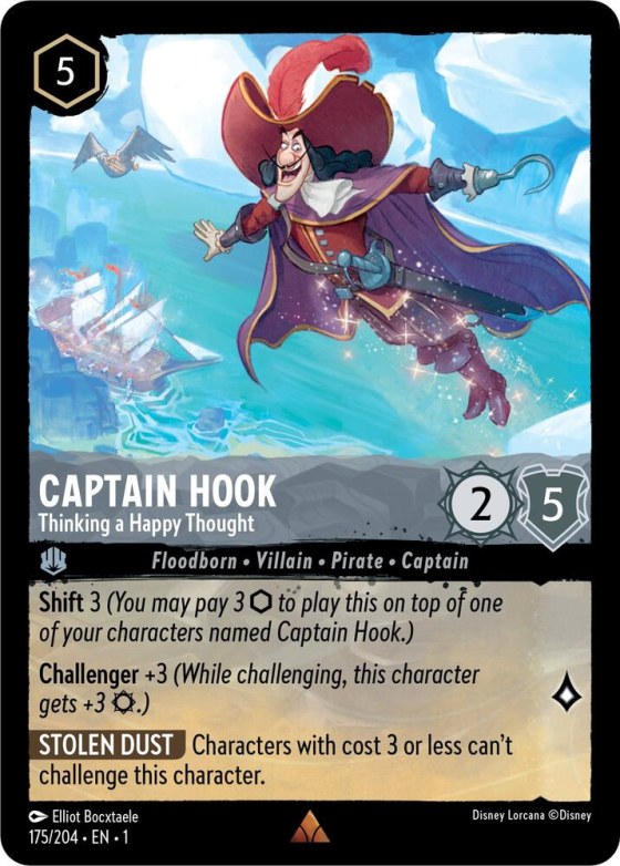 Captain Hook - Thinking a Happy Thought - Cold Foil