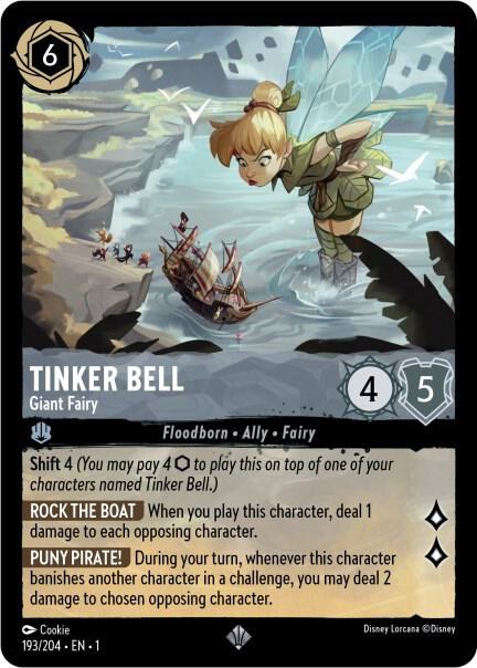 Tinker Bell - Giant Fairy - Cold Foil