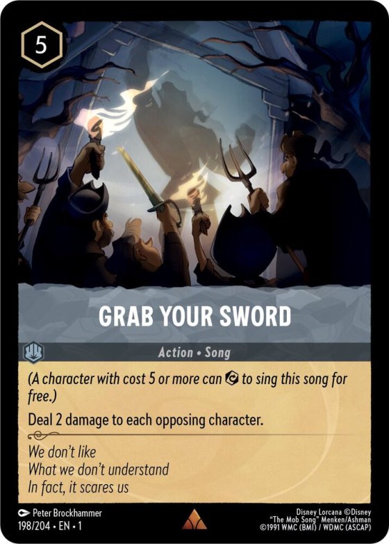 Grab Your Sword - Cold Foil