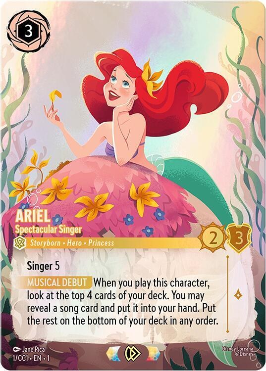 Ariel - Spectacular Singer - Holofoil Ariel Spectacular Sin