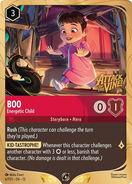 Boo - Energetic Child - Holofoil Boo Energetic Child