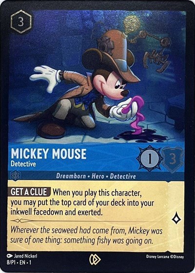 Mickey Mouse - Detective - Cold Foil Mickey Mouse Detecti