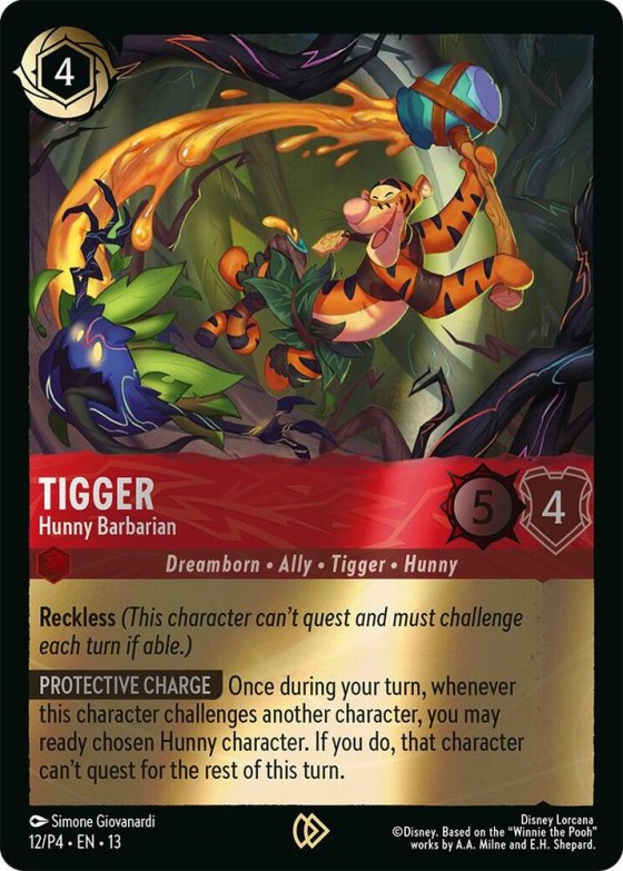 Tigger - Hunny Barbarian - Cold Foil Tigger Hunny Barbari