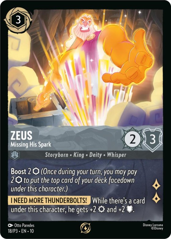 Zeus - Missing His Spark - Cold Foil