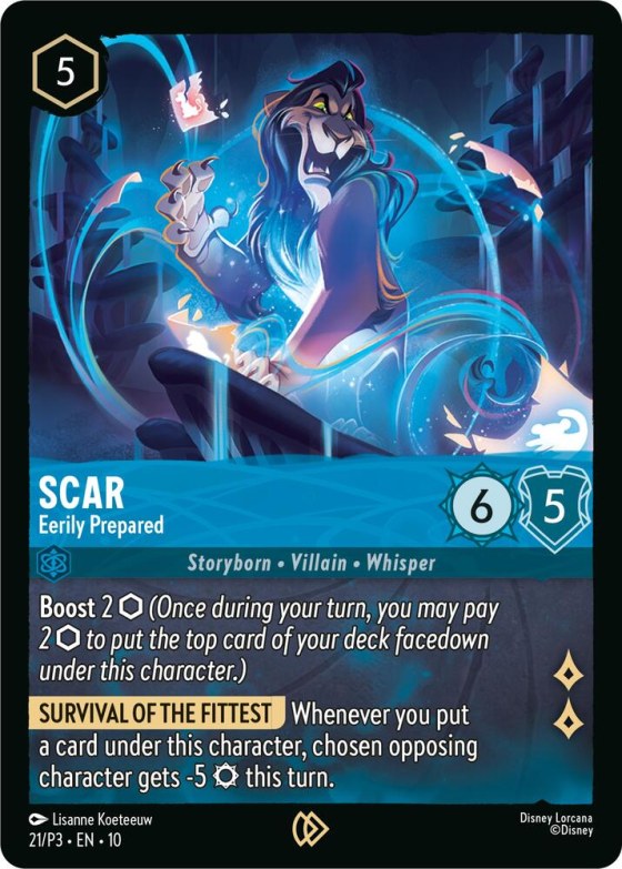 Scar - Eerily Prepared - Cold Foil Scar Eerily Prepared