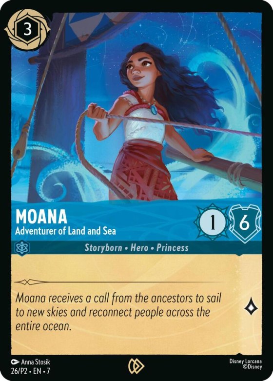 Moana - Adventurer of Land and Sea - Cold Foil Moana Adventurer Of 