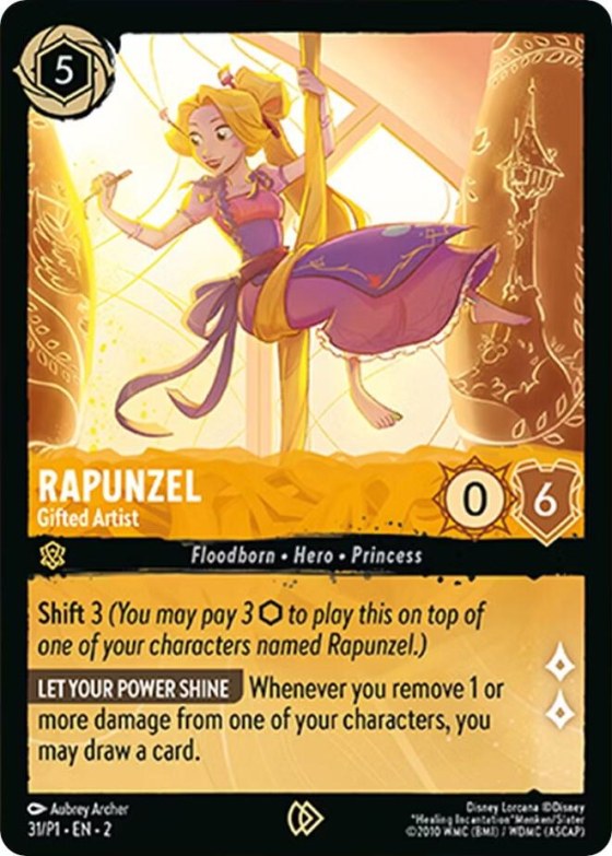 Rapunzel - Gifted Artist - Cold Foil Rapunzel Gifted Arti