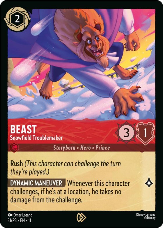 Beast - Snowfield Troublemaker - Cold Foil Beast Snowfield Trou