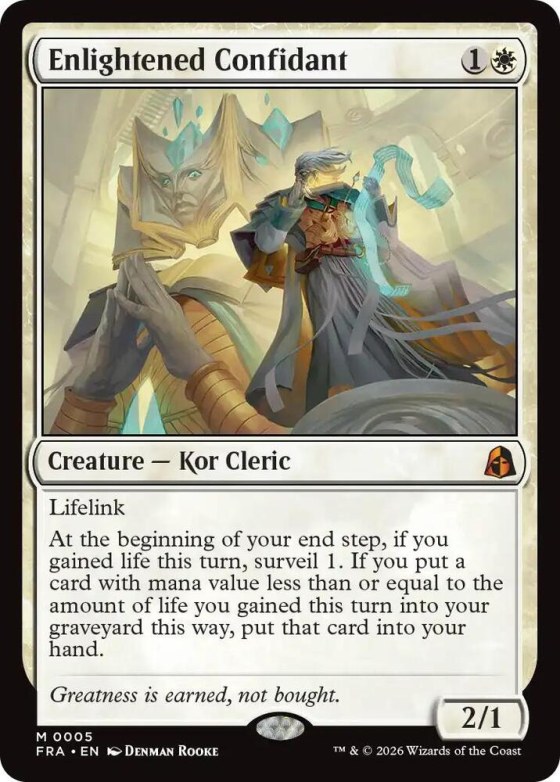 Enlightened Confidant - Foil