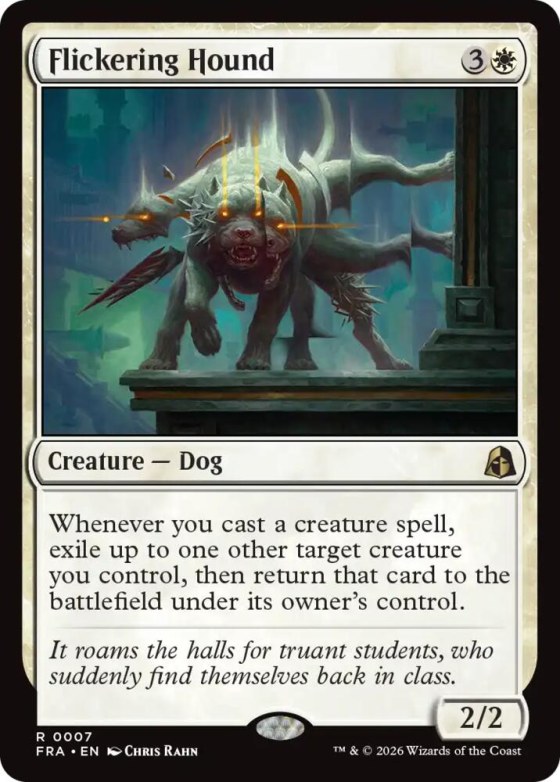 Flickering Hound - Foil