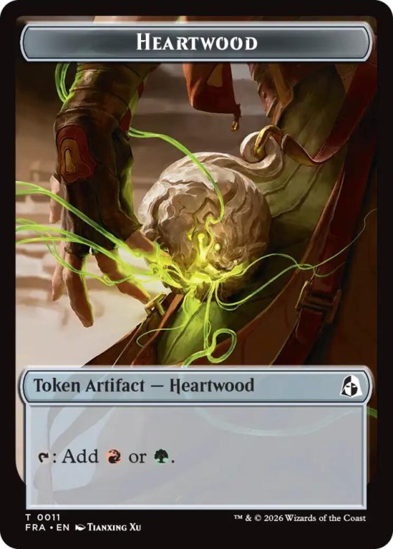 Heartwood // Thopter Double-Sided Token - Foil