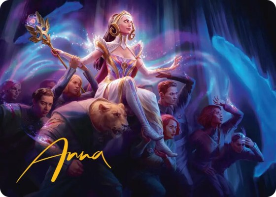 Return to the Light Realms Art Card - Gold Stamped Signature