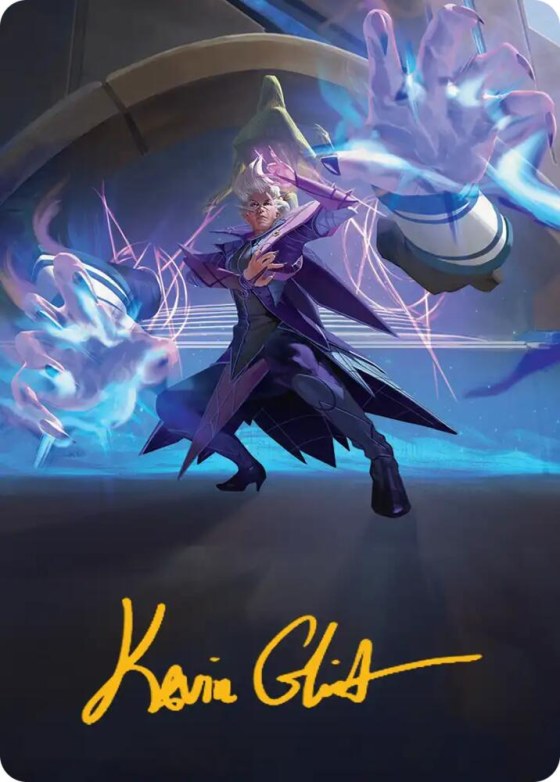 Null Summoner Art Card - Gold Stamped Signature