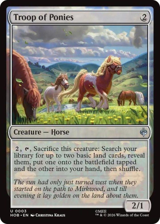 Troop of Ponies - Foil