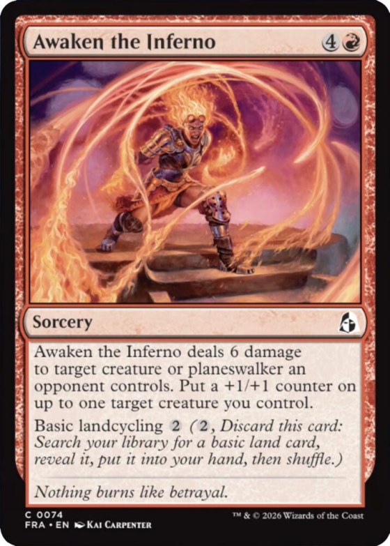 Awaken the Inferno - Foil