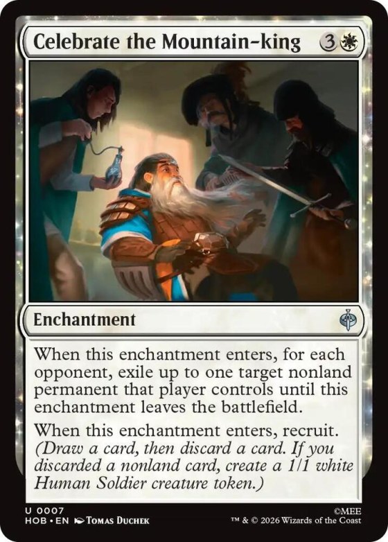 Celebrate the Mountain-king - Foil