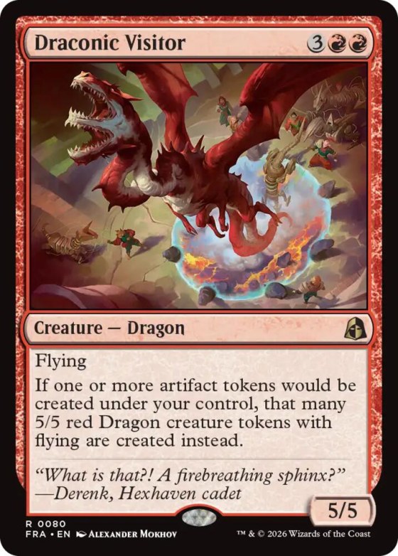 Draconic Visitor - Foil