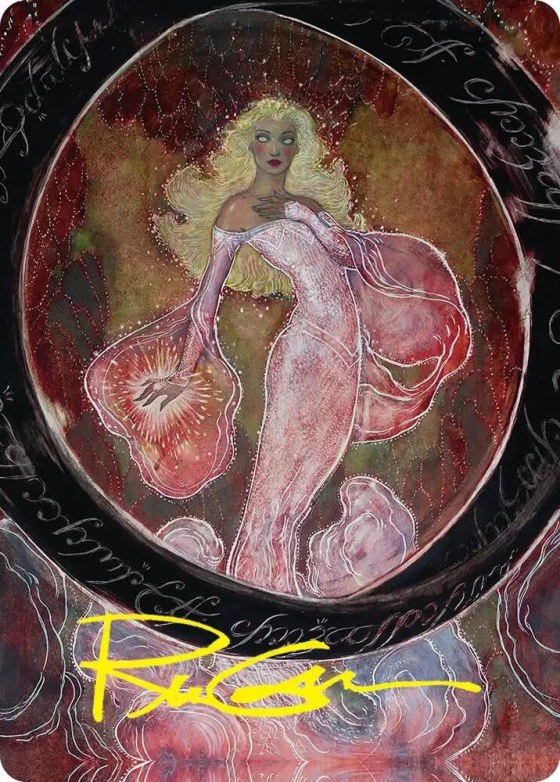 Galadriel's Dismissal Art Card - Gold Stamped Signature