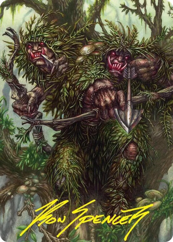 Orcish Bowmasters Art Card - Gold Stamped Signature