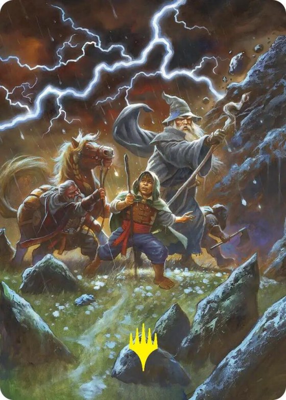 Call Forth the Tempest Art Card - Gold Stamped