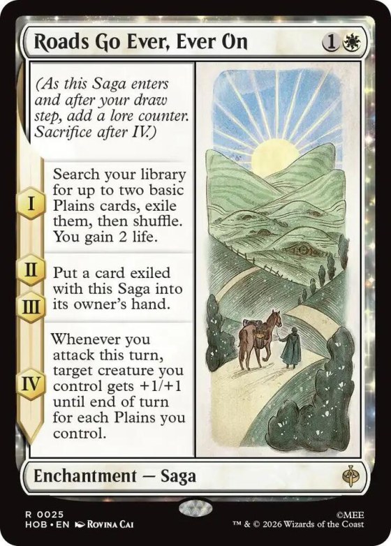 Roads Go Ever, Ever On - Foil