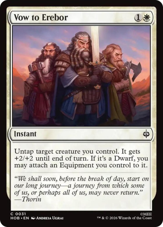 Vow to Erebor - Foil