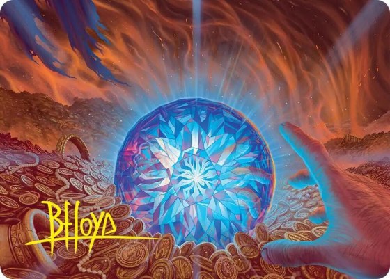 The Arkenstone Art Card - Gold Stamped Signature