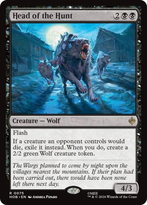 Head of the Hunt - Foil