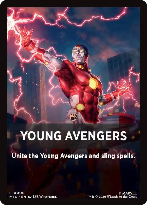 Young Avengers Theme Card - Normal Young Avengers Theme Ca