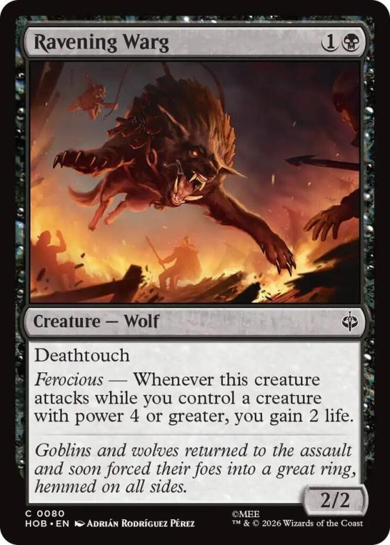 Ravening Warg - Foil