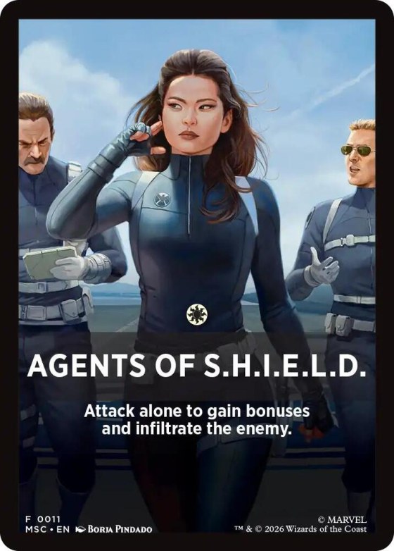 Agents of S.H.I.E.L.D. Theme Card - Normal Agents Of S H I E L D T