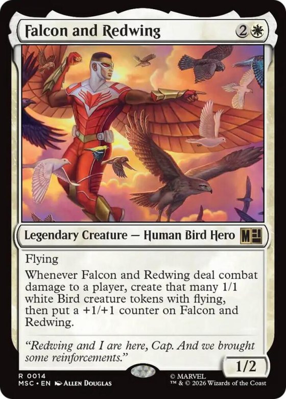 Falcon and Redwing - Normal Falcon And Redwing