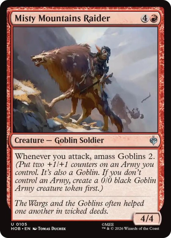 Misty Mountains Raider - Foil