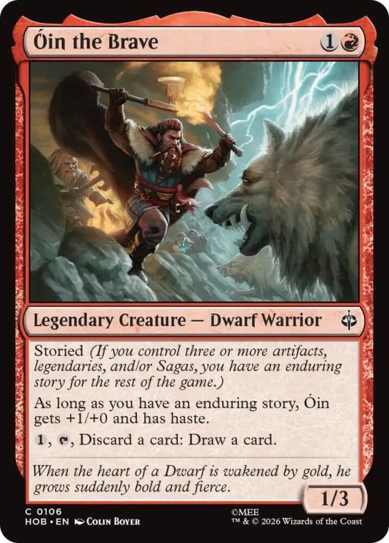Oin the Brave - Foil