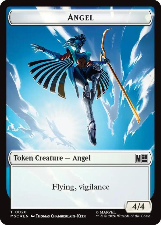 Angel (0020) // Vibranium (0031) Double-Sided Token