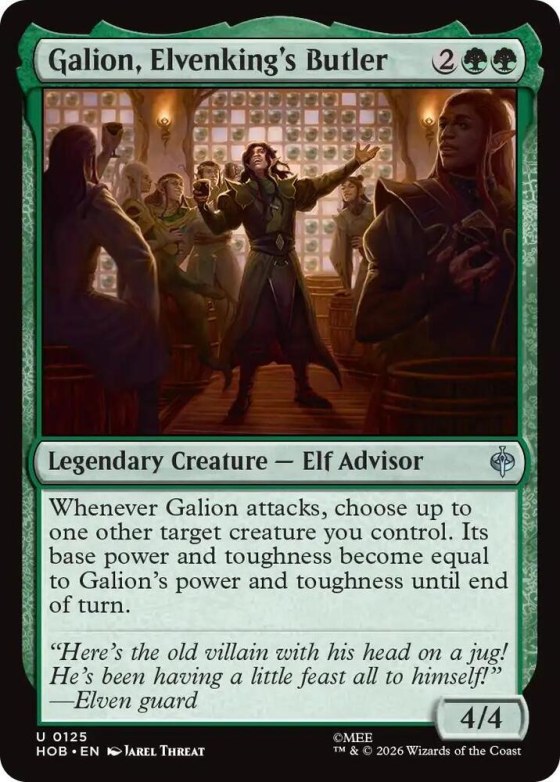 Galion, Elvenking's Butler - Foil