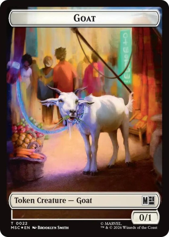 Goat // Soldier Double-Sided Token