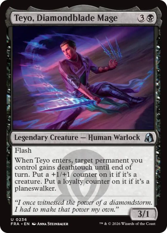 Teyo, Diamondblade Mage - Foil