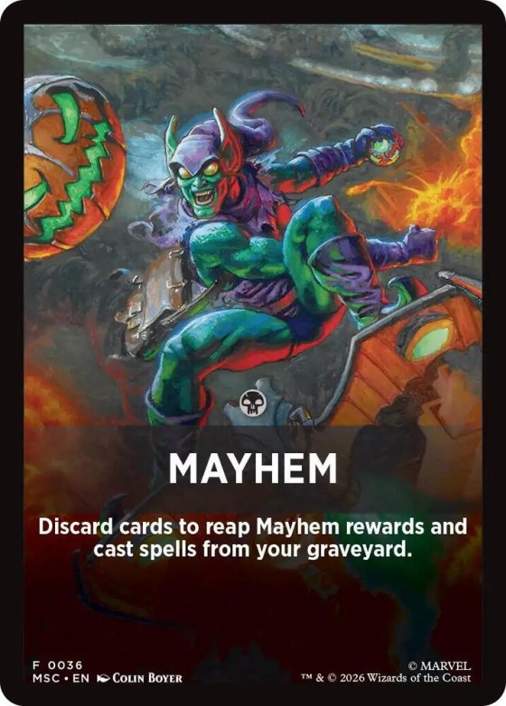 Mayhem Theme Card - Normal Mayhem Theme Card