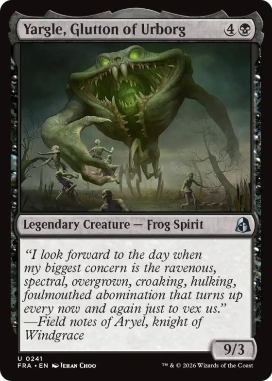 Yargle, Glutton of Urborg - Foil