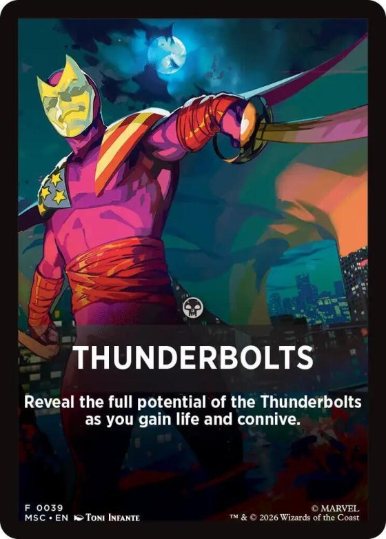 Thunderbolts Theme Card - Normal Thunderbolts Theme Card