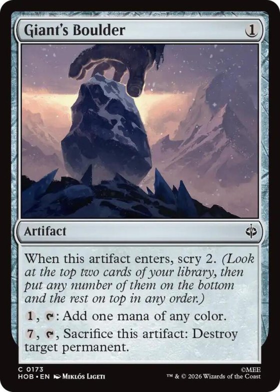 Giant's Boulder - Foil