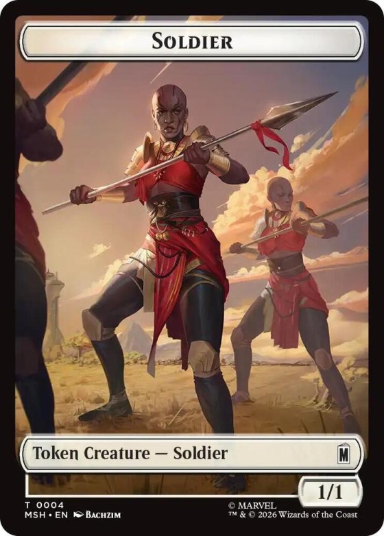Soldier // Clue Double-Sided Token - Foil