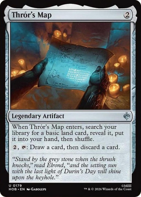 Thror's Map - Foil