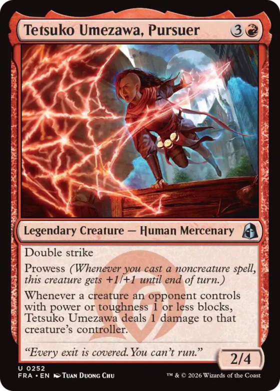 Tetsuko Umezawa, Pursuer - Foil