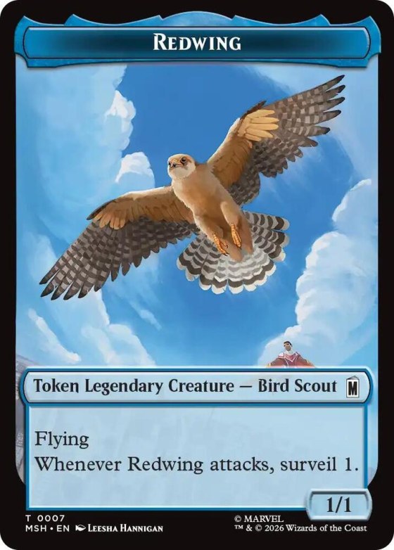Redwing // Zabu Double-Sided Token - Foil