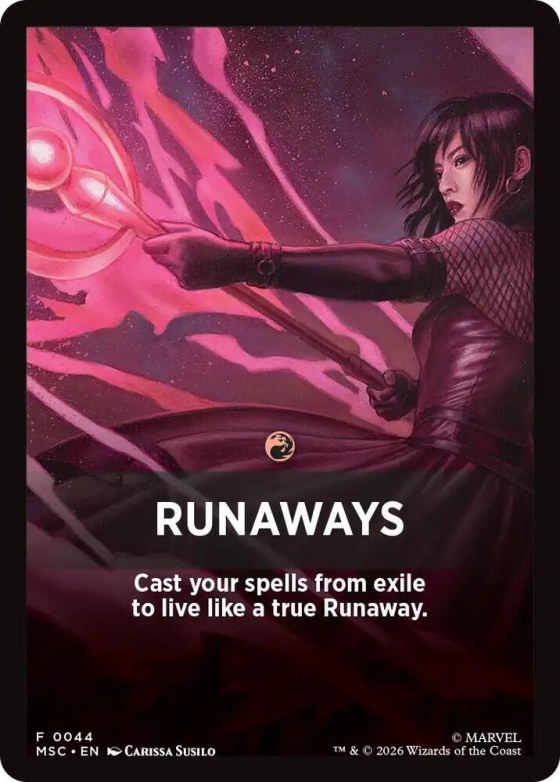 Runaways Theme Card - Normal Runaways Theme Card